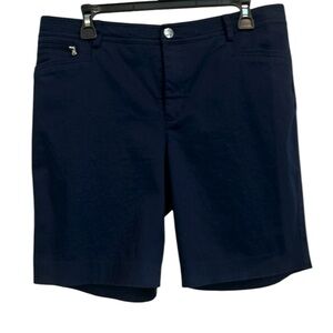 LAUREN RALPH LAUREN Petite Navy Walking Shorts